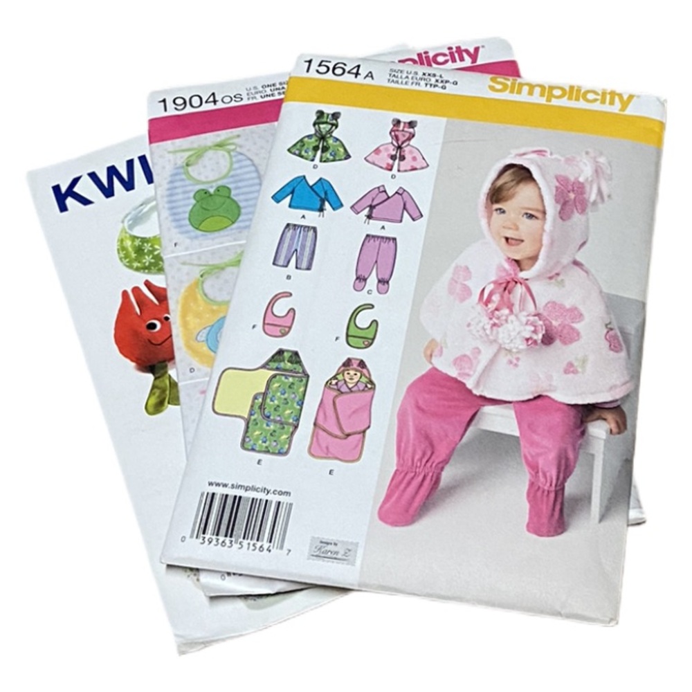 Infant Sewing Pattern Lot